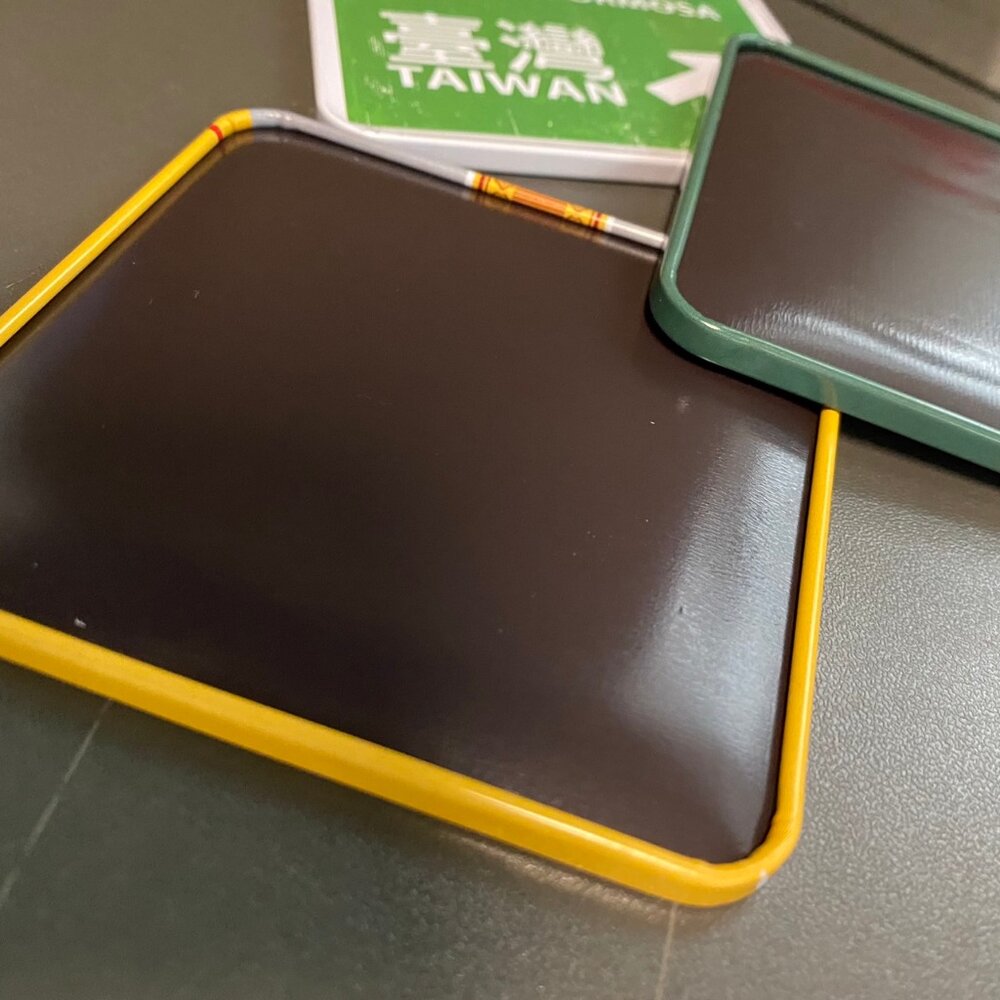 方形磁鐵杯墊 冰箱貼 台灣紀念品 台灣特色 台灣景點 台灣意象 復古台灣 木子創意 TR台灣鐵道-圖片-1