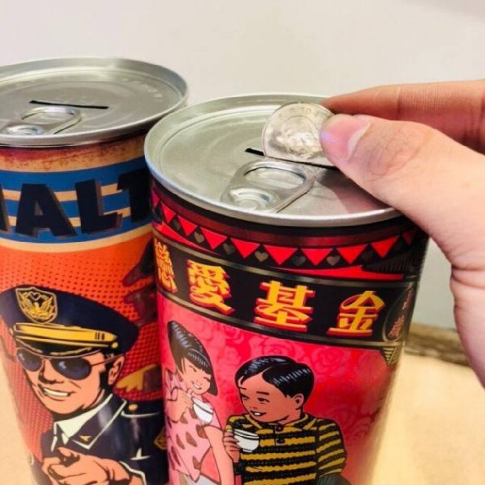 復古易拉罐存錢筒 鐵罐存錢筒 文創 紀念品 復古台灣 木子創意 TR台灣鐵道-圖片-1