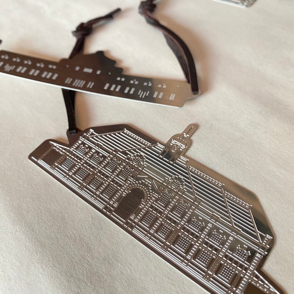 台鐵經典車站紀念書籤 金屬書籤 車站造型書籤 集創意 TR台灣鐵道-圖片-1