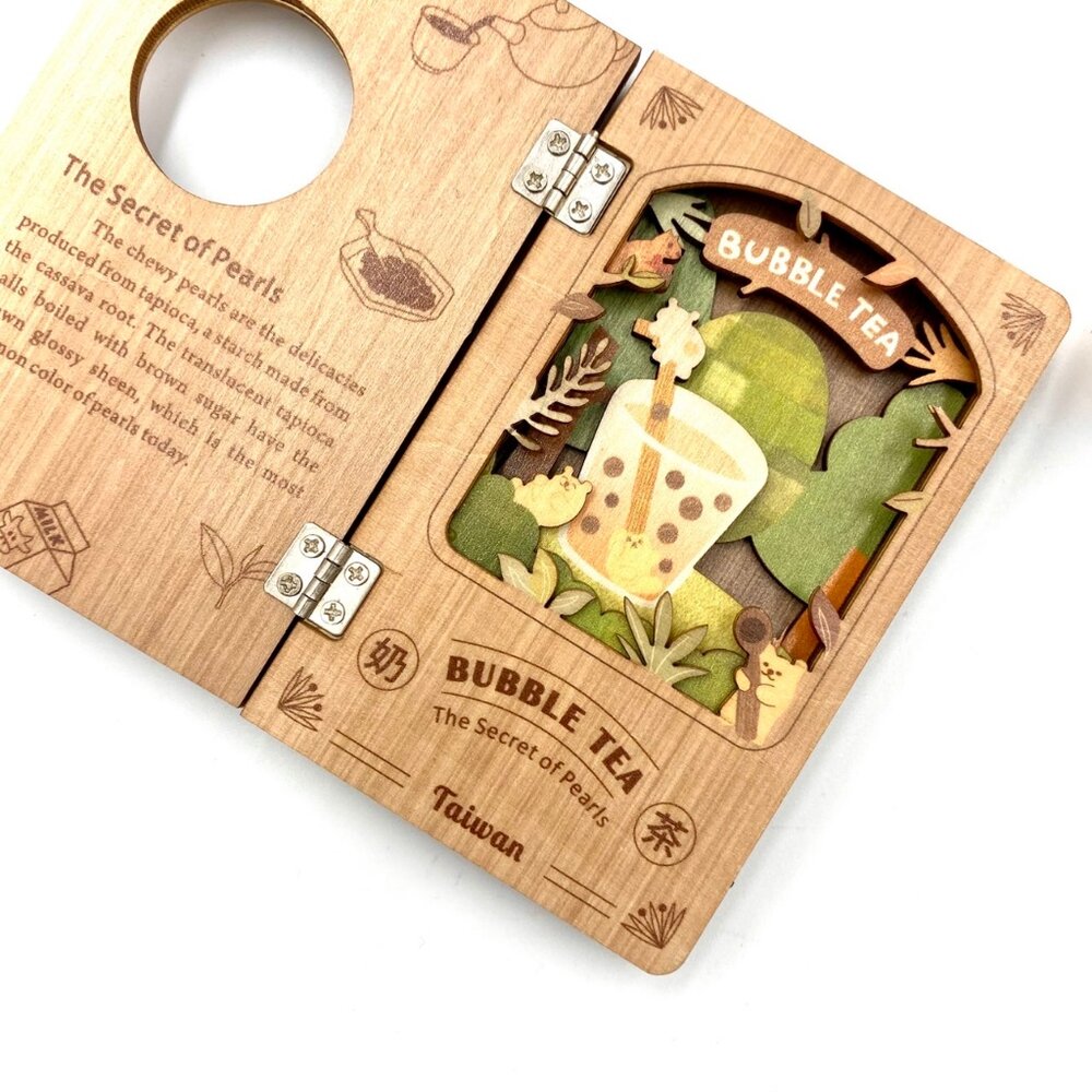 繪本小夜燈 DIY組裝 景點 風景 擺飾 書本小夜燈 台灣紀念品 遊木時光 TR台灣鐵道-圖片-4