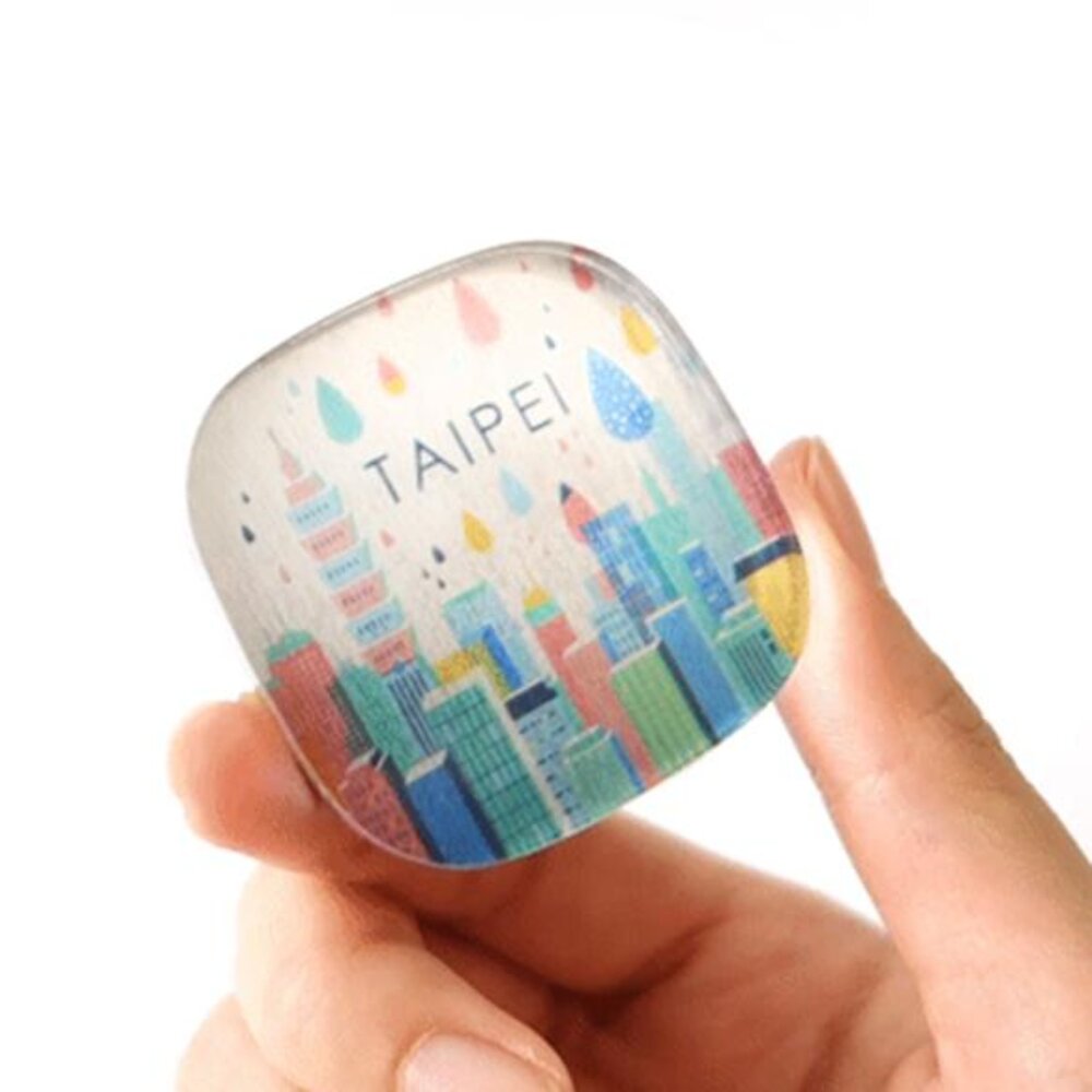 台灣景點冰箱貼 壓克力冰箱貼 壓克力磁鐵 台灣特色磁鐵 旅遊紀念 銀鑽磁鐵 猴子設計 TR台灣鐵道-圖片-2