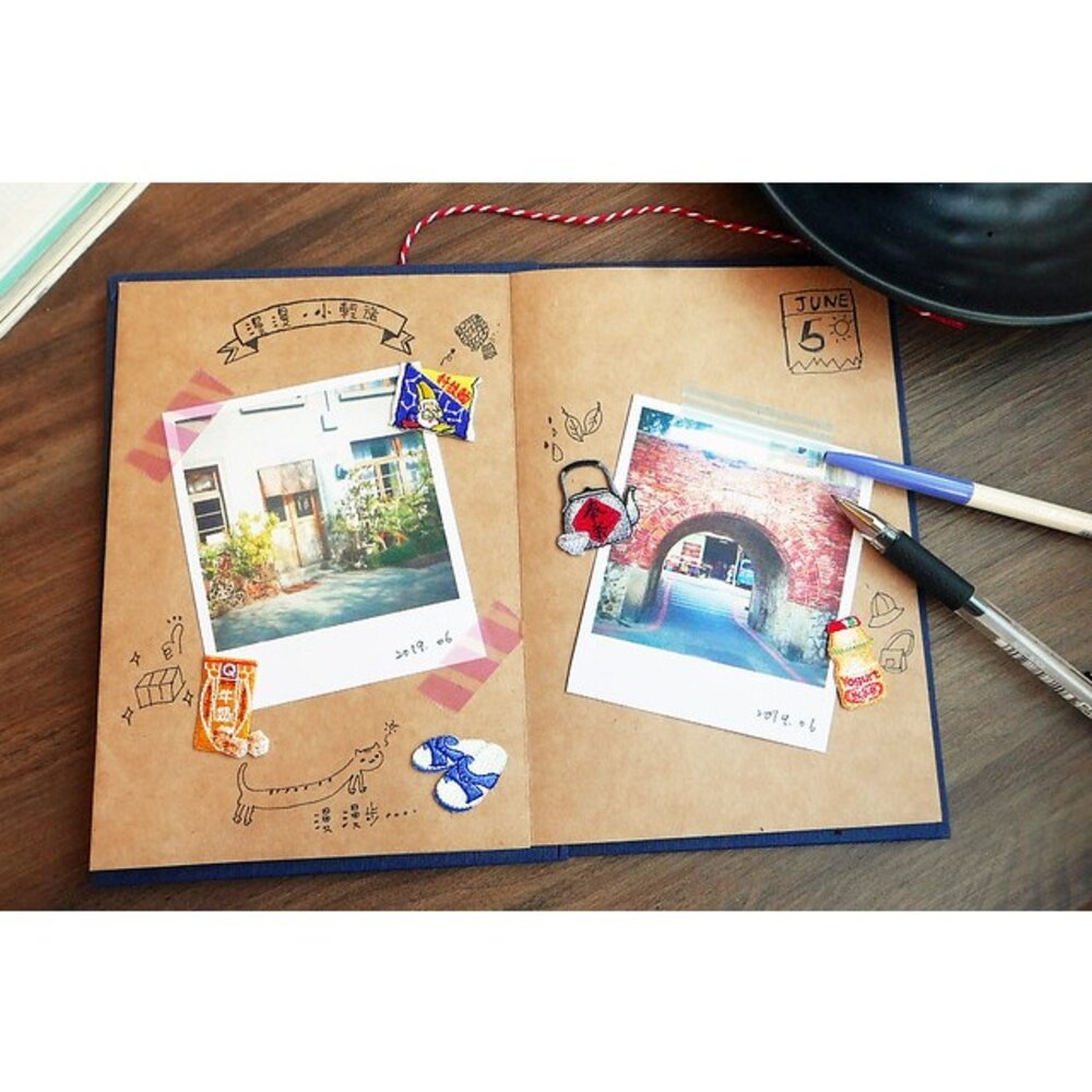 刺繡貼 古早味系列 動物系列 手機貼 安全帽貼 行李箱貼 裝飾貼 文藝輕黏 TR台灣鐵道-圖片-4