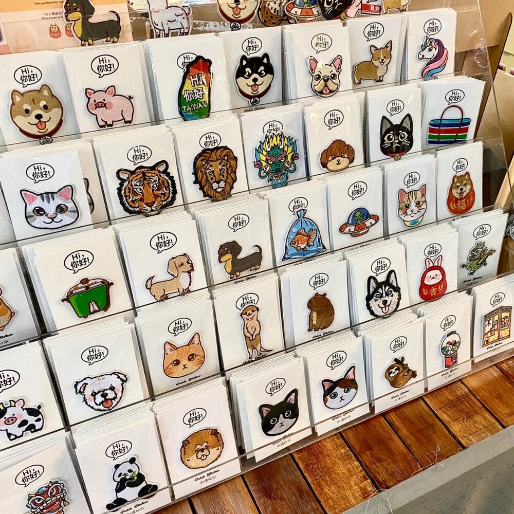 27610397445-刺繡貼紙 刺繡布貼 手機殼貼紙 安全帽貼 創意刺繡貼 文創 伴手禮 Hi你好創意設計 TR台灣鐵道