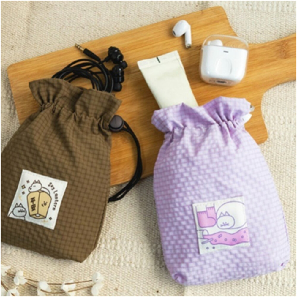 泡泡束口袋 隨身小物收納 旅行小物收納 立體圖案 台灣系列 猴子設計 TR台灣鐵道-圖片-1