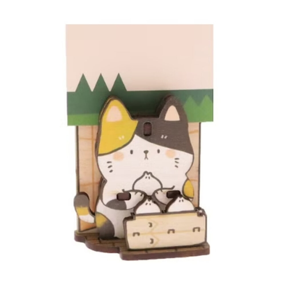 29454577477-DIY立體木製名片座 台灣景點文化 阿里山火車 木製桌上擺飾  台灣文創 紀念品 新格子 TR台灣鐵道