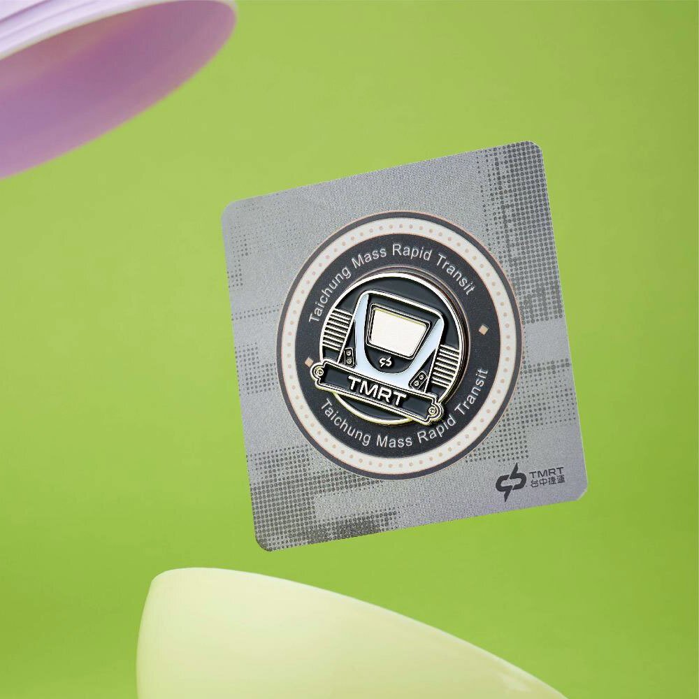 台中捷運 捷運列車造型徽章 金屬徽章 胸章 小綠綠福利社 台中捷運官方授權商店 TR台灣鐵道-圖片-4
