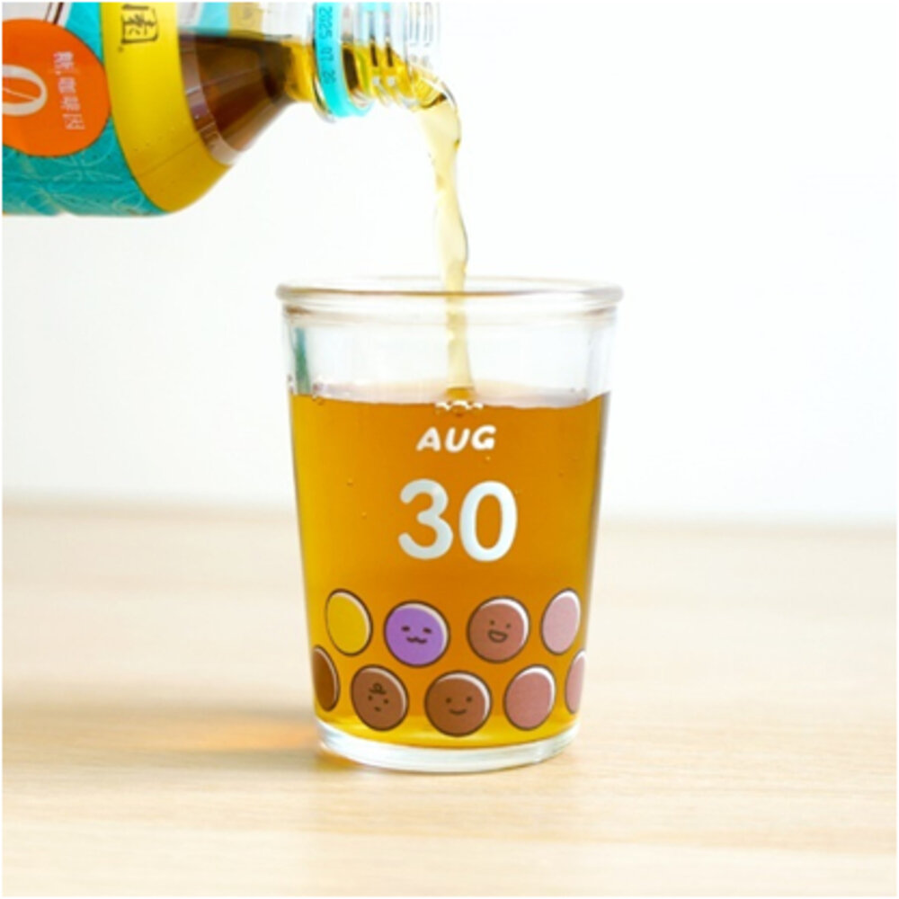 自由拼貼啤酒杯 附DIY水晶貼紙 玻璃杯 收藏杯 好日拼一杯 猴子設計 TR台灣鐵道-圖片-3