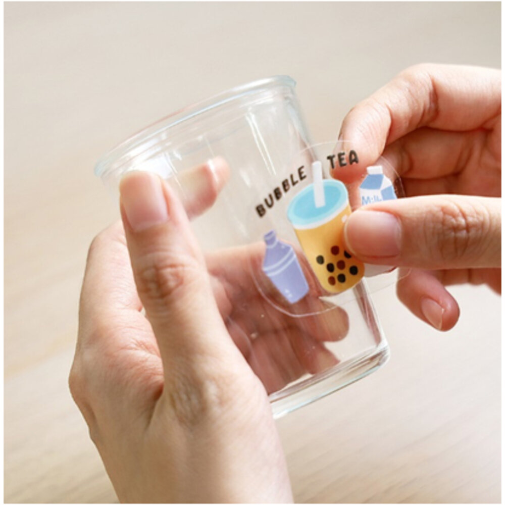 自由拼貼啤酒杯 附DIY水晶貼紙 玻璃杯 收藏杯 好日拼一杯 猴子設計 TR台灣鐵道-圖片-6