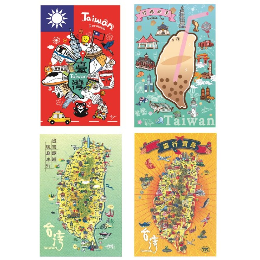 3148899945-手繪明信片 文創 台灣 批發 多件優惠 MIT 旅遊紀念 實體門市 TR台灣鐵道