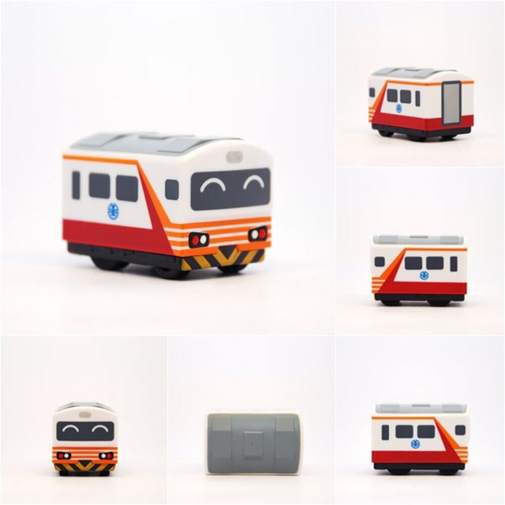 3632833746-台鐵紅斑馬自強號 EMU1200型 鐵支路迴力小火車 迴力車 火車玩具 QV017 TR台灣鐵道