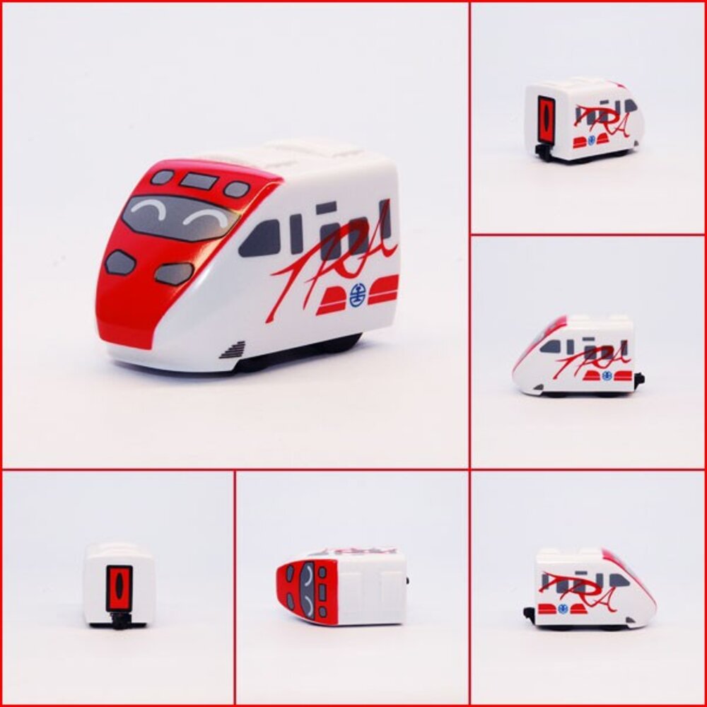 台鐵普悠瑪自強號 TEMU2000型 鐵支路迴力小火車 迴力車 火車玩具 壓克力盒裝 QV060 TR台灣鐵道-圖片-1