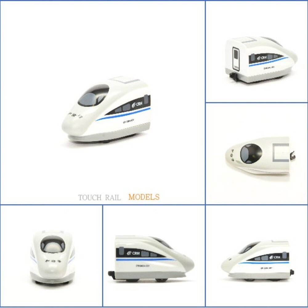 4532833300-中國高鐵和諧號 CRH380型 鐵支路迴力小火車 迴力車 火車玩具 壓克力盒裝 QV066 TR台灣鐵道