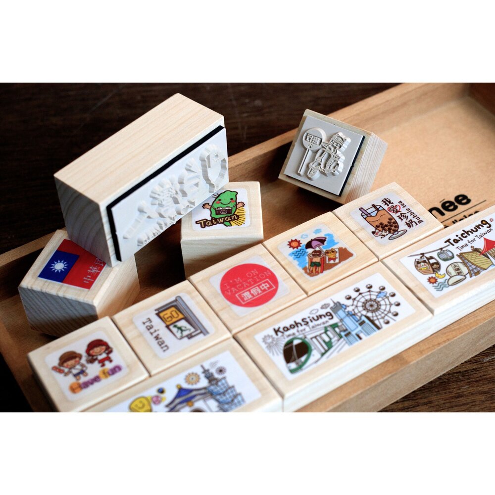 手帳印章 台灣旅遊特色印章 鐵道旅行 台灣景點 台灣小吃 MIT台灣設計 TR台灣鐵道-圖片-2