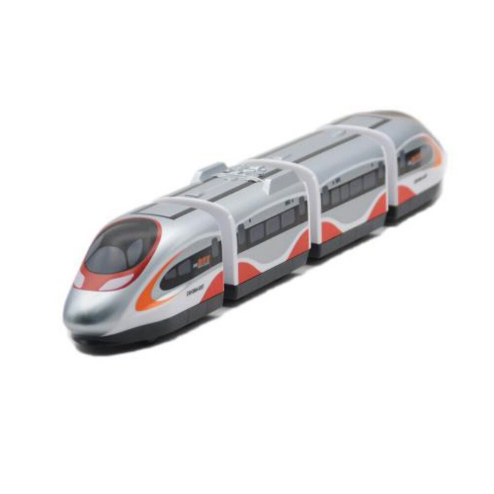 4946026999-港鐵動感號列車 鐵支路4節迴力小列車 迴力車 火車玩具 壓克力盒裝 QV079T1 TR台灣鐵道