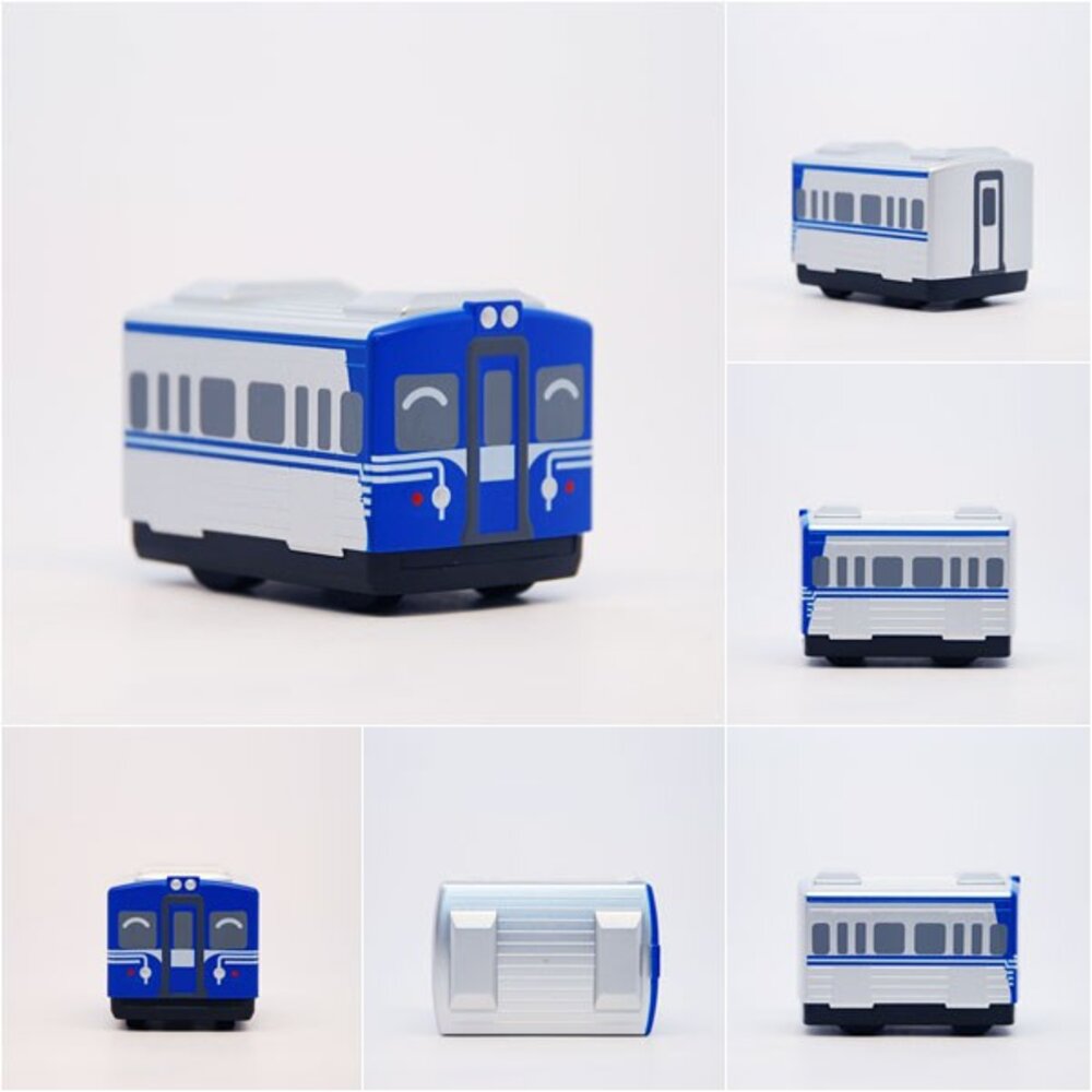 5132830576-台鐵區間車 EMU600型 鐵支路迴力小火車 迴力車 火車玩具 壓克力盒裝 QV043 TR台灣鐵道