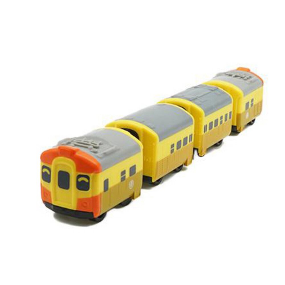 5432714657-台鐵初代自強號列車 EMU100型 英國阿婆 英國貴婦 鐵支路4節迴力小列車 壓克力盒裝 QV002T1 TR台灣鐵道