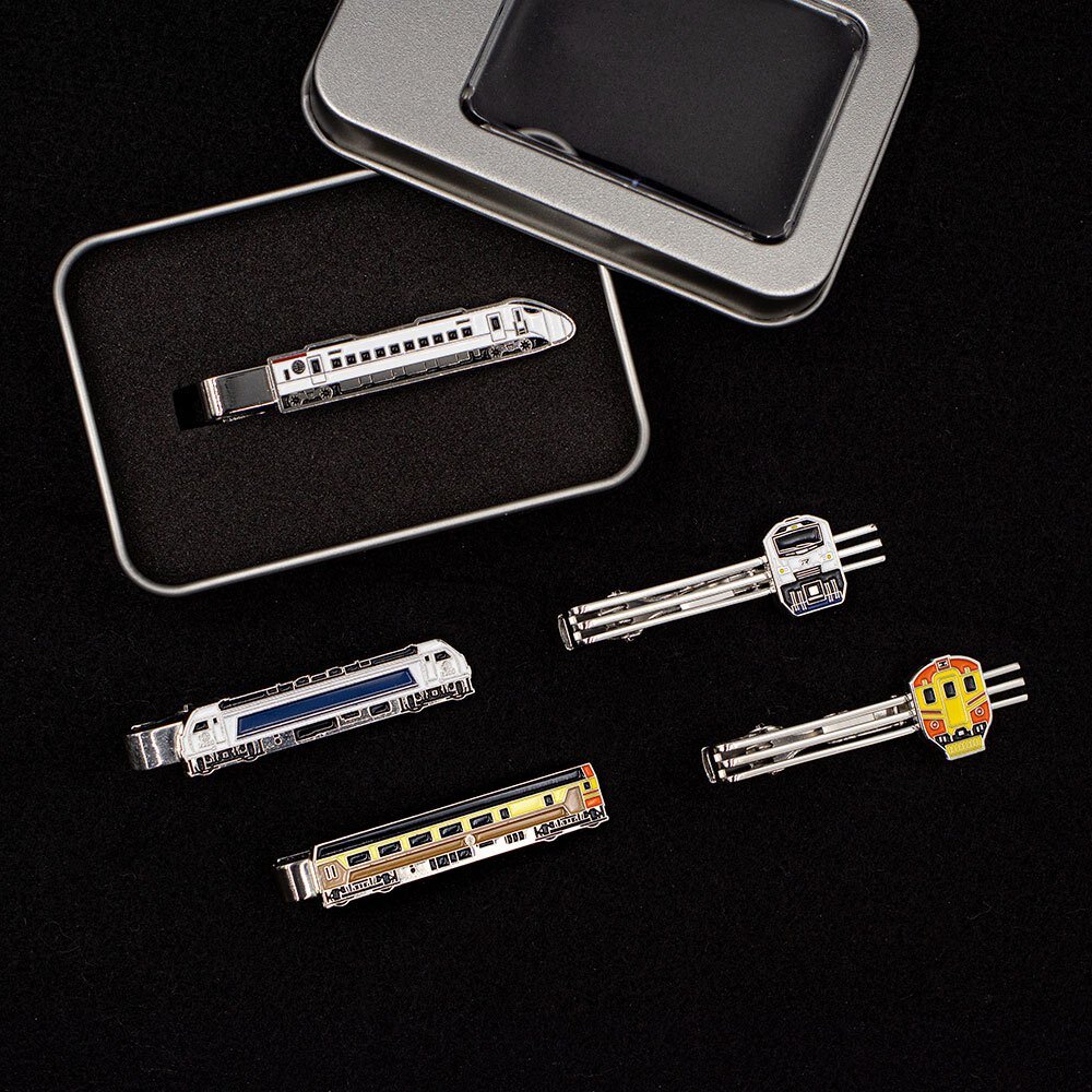 5652920737-台鐵火車領帶夾 台鐵列車長愛用款 男仕服飾配件 EMU3000 EMU100 E500 R200 TR台灣鐵道