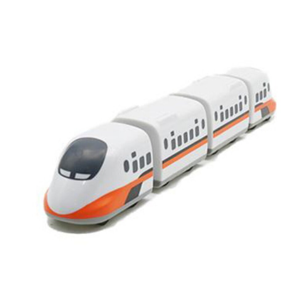 台灣高鐵列車 700T型 鐵支路4節迴力小列車 迴力車 火車玩具 壓克力盒裝 QV004T1 TR台灣鐵道-圖片-2