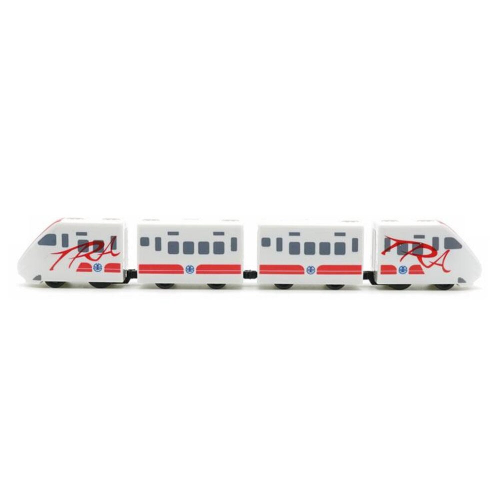 台鐵普悠瑪自強號列車 TEMU2000型 鐵支路4節迴力小列車 迴力車 火車玩具 QV060T1 TR台灣鐵道-圖片-1