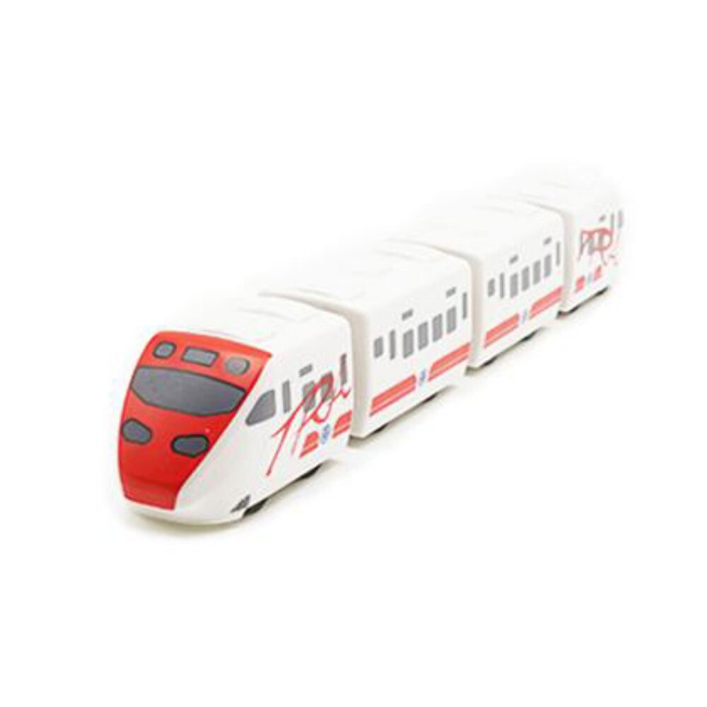 台鐵普悠瑪自強號列車TEMU2000型鐵支路4節迴力小列車迴力車火車玩具QV060T1TR台灣鐵道