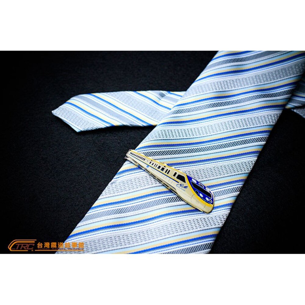 台鐵EMU800微笑號火車造型領帶夾鐵道迷男仕精品TR台灣鐵道