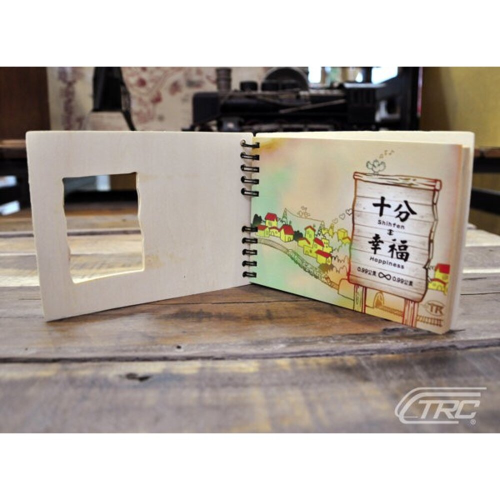 森筆記本 木質筆記本 MIT台灣製造 鐵道旅行台灣紀念品 TR台灣鐵道-圖片-2
