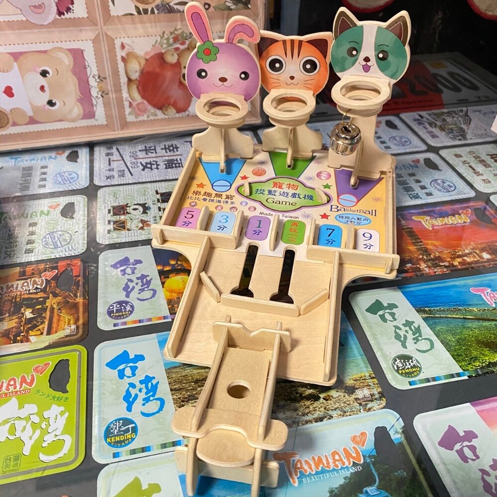 木製DIY玩具 復古玩具 懷舊童玩 多種款式 迷你桌上夜市遊戲 TR台灣鐵道-圖片-3