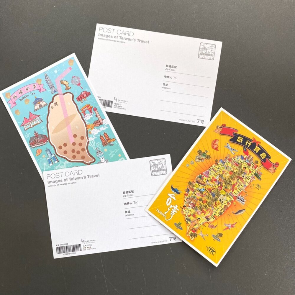 手繪明信片 熱銷 文創 台灣 車站 景點 批發 多件優惠 MIT 旅遊紀念 實體門市 TR台灣鐵道-圖片-2