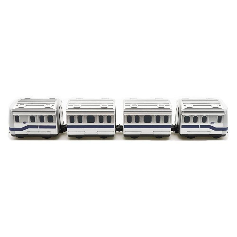 台北捷運淡水信義線列車 C301型高運量 鐵支路4節迴力小列車 迴力車 火車玩具 QV003T1 TR台灣鐵道-圖片-1