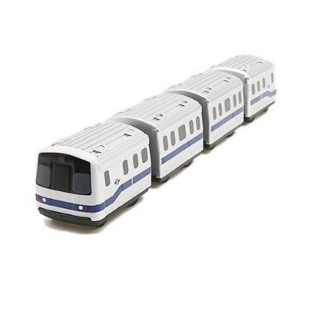 台北捷運淡水信義線列車C301型高運量鐵支路4節迴力小列車迴力車火車玩具QV003T1TR台灣鐵道