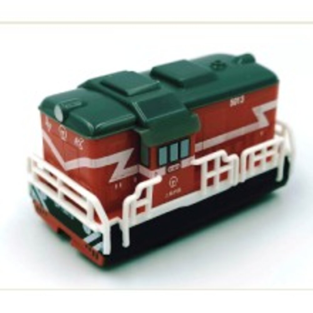 6657131306-中國鐵路中歐班列 東風7C型內燃機車 鐵支路迴力小火車 迴力車 火車玩具 壓克力盒裝 QV078 TR台灣鐵道