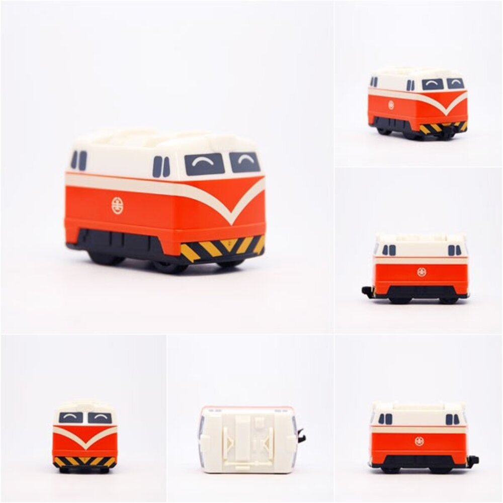 6732694984-台鐵電力機車 E200型 鐵支路迴力小火車 迴力車 火車玩具 壓克力盒裝 QV009 TR台灣鐵道