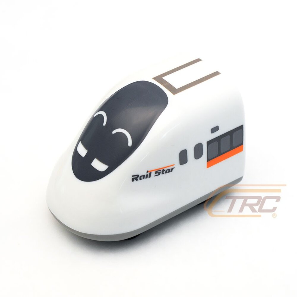 6732750040-日本新幹線光號鐵路之星 Rail Star 鐵支路迴力小火車 迴力車 火車玩具 壓克力盒裝 QV037 TR台灣鐵道