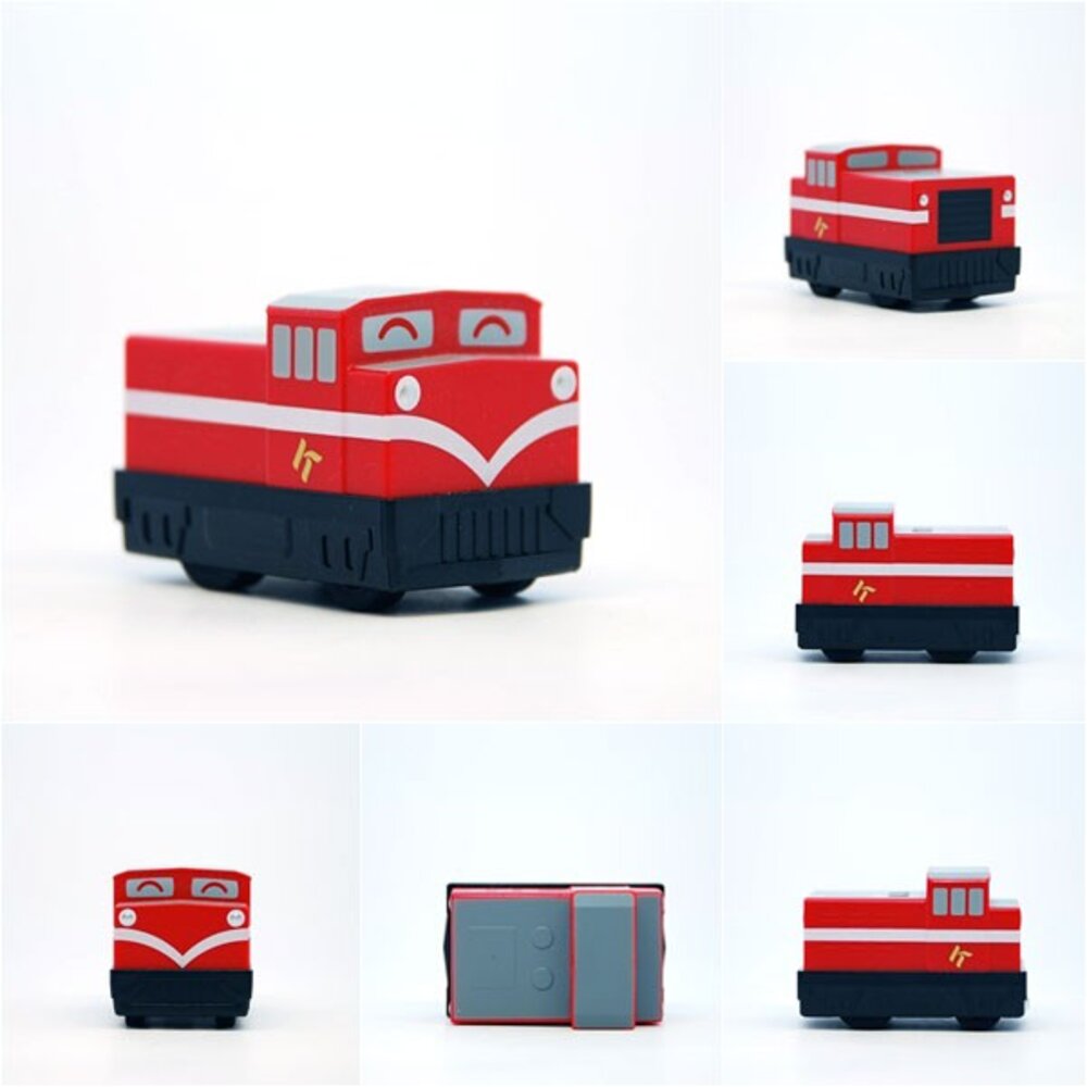 7032742050-阿里山柴油機車 鐵支路迴力小火車 迴力車 火車玩具 壓克力盒裝 QV020 TR台灣鐵道