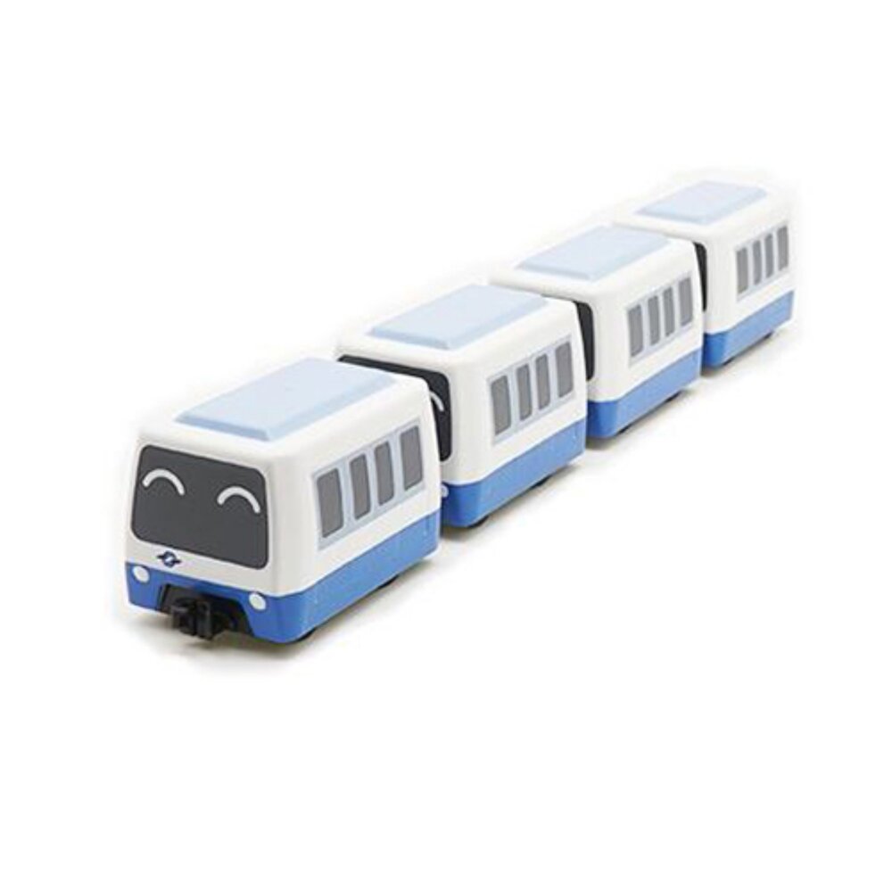 7032748305-台北捷運木柵線列車 VAL256型中運量 鐵支路4節迴力小列車 迴力車 火車玩具 QV013T1 TR台灣鐵道