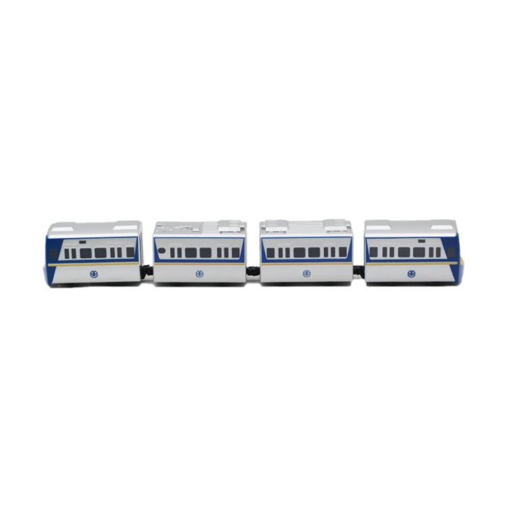 台鐵阿福號區間車 EMU700型 鐵支路4節迴力小列車 迴力車 火車玩具 壓克力盒裝 QV006T1 TR台灣鐵道-圖片-1