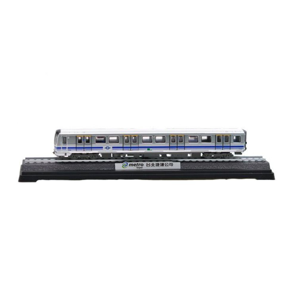 7334907400-台北捷運電聯車 381型 靜態紀念車 火車模型 含展示底座 鐵支路模型 NS3517 TR台灣鐵道