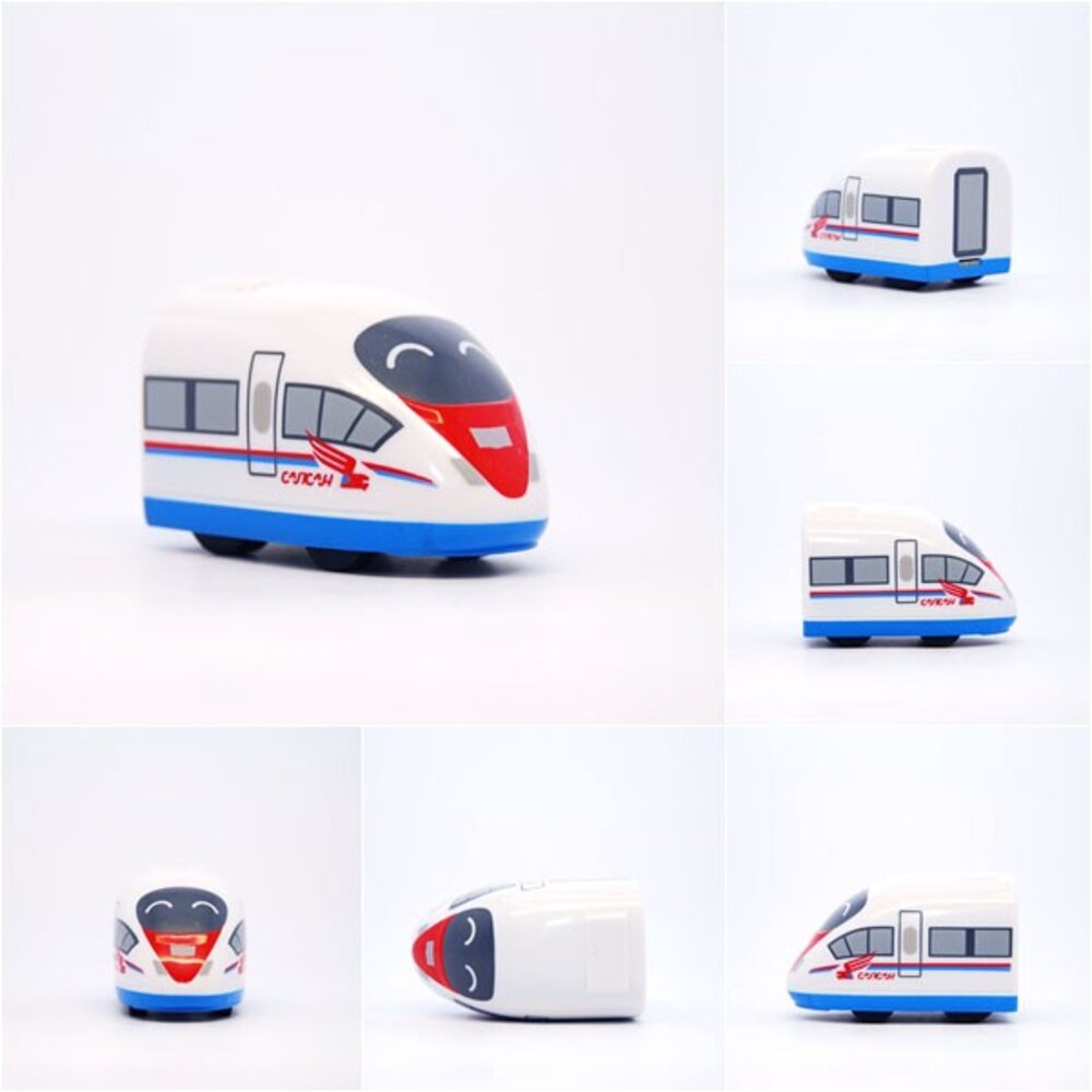 7432746173-俄國高鐵Velaro 鐵支路迴力小火車 迴力車 火車玩具 壓克力盒裝 QV028 TR台灣鐵道