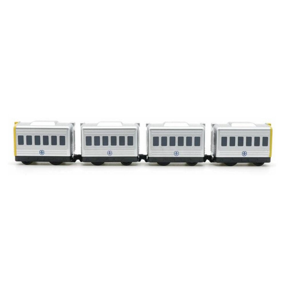 台鐵白鐵仔光華號列車 DR2700型 鐵支路4節迴力小列車 迴力車 火車玩具 壓克力盒裝 QV010T1 TR台灣鐵道-圖片-1