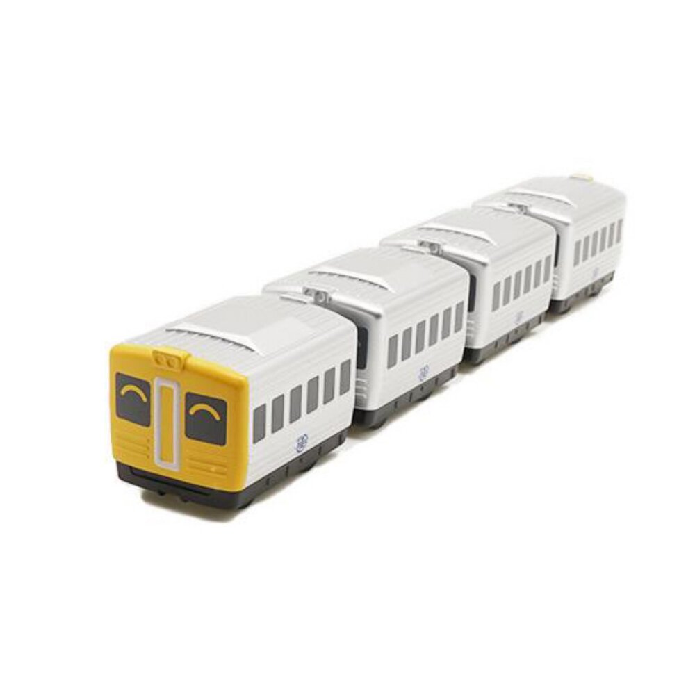 7732746540-台鐵白鐵仔光華號列車 DR2700型 鐵支路4節迴力小列車 迴力車 火車玩具 壓克力盒裝 QV010T1 TR台灣鐵道