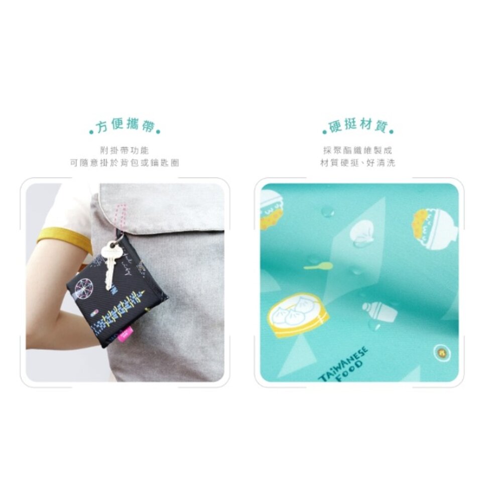 防水環保購物袋 輕巧好攜帶 MIT台灣製造 文創 珍奶 台北 台灣 小吃 旅行 九份 猴子設計 TR台灣鐵道-圖片-2