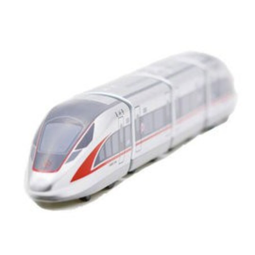 7932826918-中國高鐵復興號列車 紅神龍 CR400AF型 鐵支路4節迴力小列車 迴力車 火車玩具 QV075T1 TR台灣鐵道