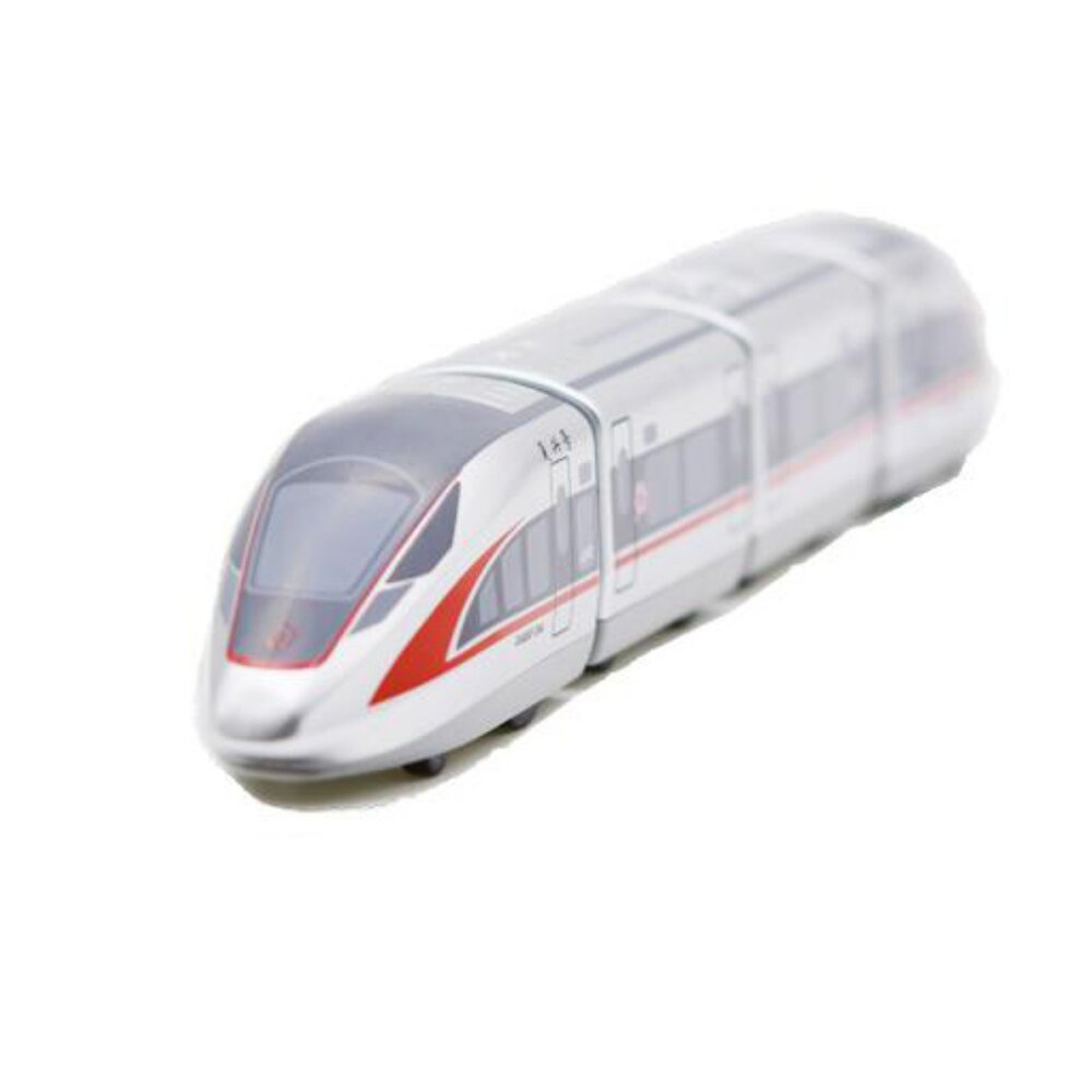 7932826918-中國高鐵復興號列車 紅神龍 CR400AF型 鐵支路4節迴力小列車 迴力車 火車玩具 QV075T1 TR台灣鐵道