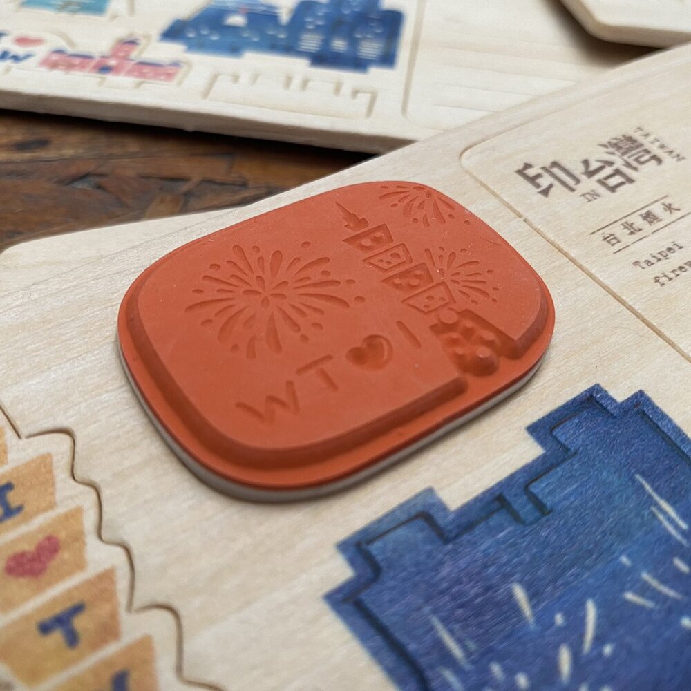 印章明信片 台灣禮品 療育小物 手帳印章 猴子設計 | TR台灣鐵道-圖片-1