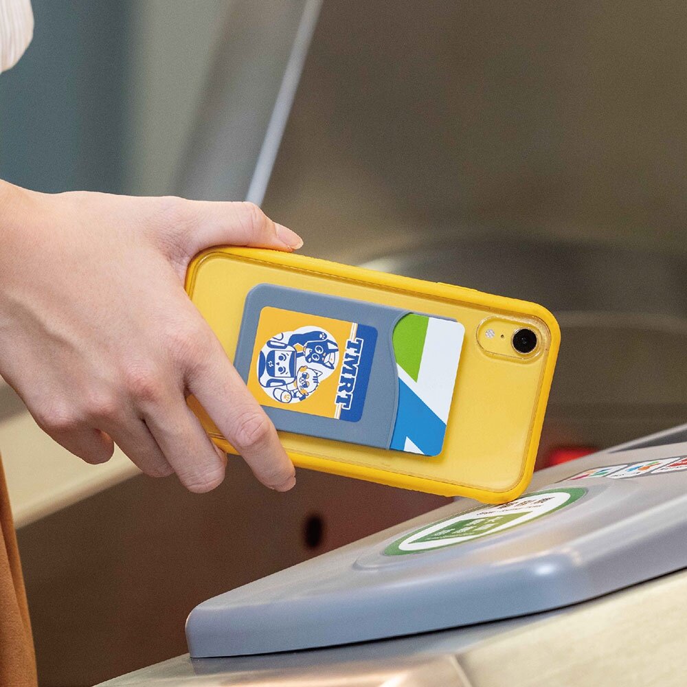 9897101806-台中捷運 黏貼式卡套 悠遊卡套 等待中的幸福 動漫周邊 小綠綠福利社 台中捷運官方授權商店 TR台灣鐵道