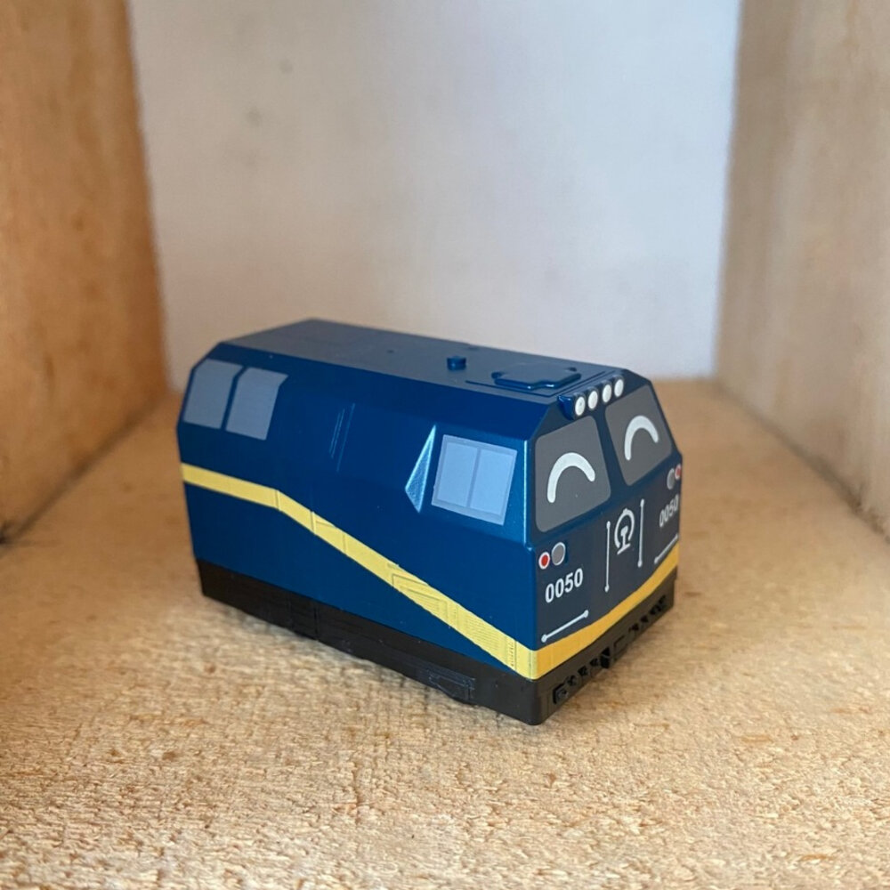 中國鐵路NJ2型柴機車 鐵支路迴力小火車 迴力車 火車玩具 壓克力盒裝 QV030 TR台灣鐵道-圖片-3