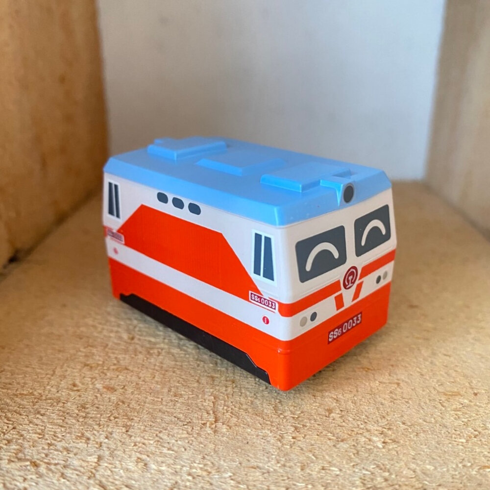 中國鐵路韶山6型電力機車 鐵支路迴力小火車 迴力車 火車玩具 壓克力盒裝 QV033 TR台灣鐵道-圖片-2