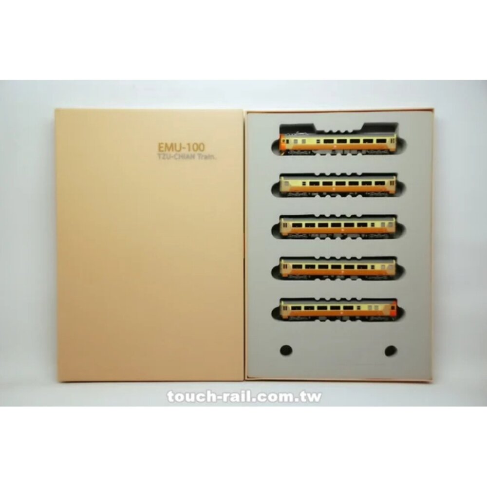 『EMU100自強號/無動力增節組(5節)』N規(N軌)鐵道模型/台灣鐵支路公司貨/實體門市經營/VM3002-圖片-1