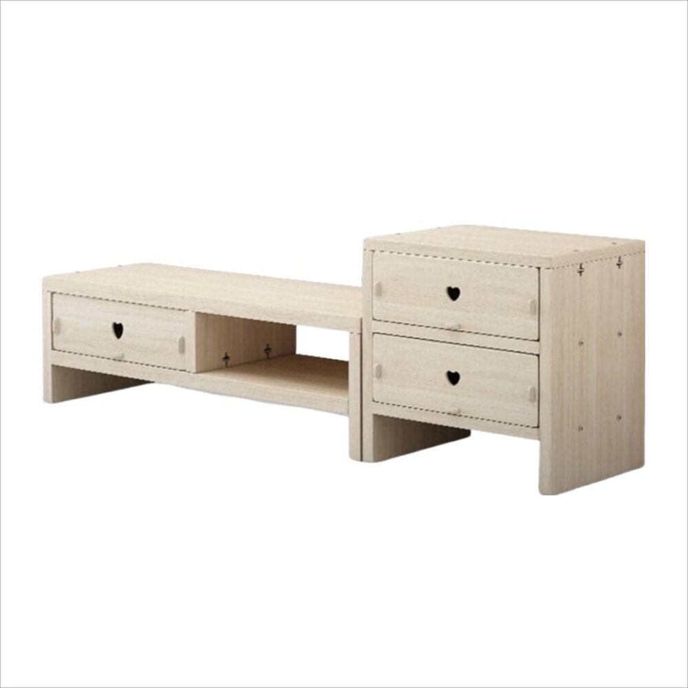 木製電腦增高架 螢幕增高收納架 電腦螢幕增高架木頭 送禮-圖片-1