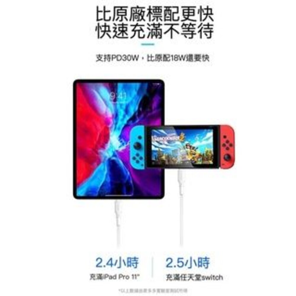 100W快速充電傳輸線 PD快充線 TypeC Lightning 送禮-圖片-7
